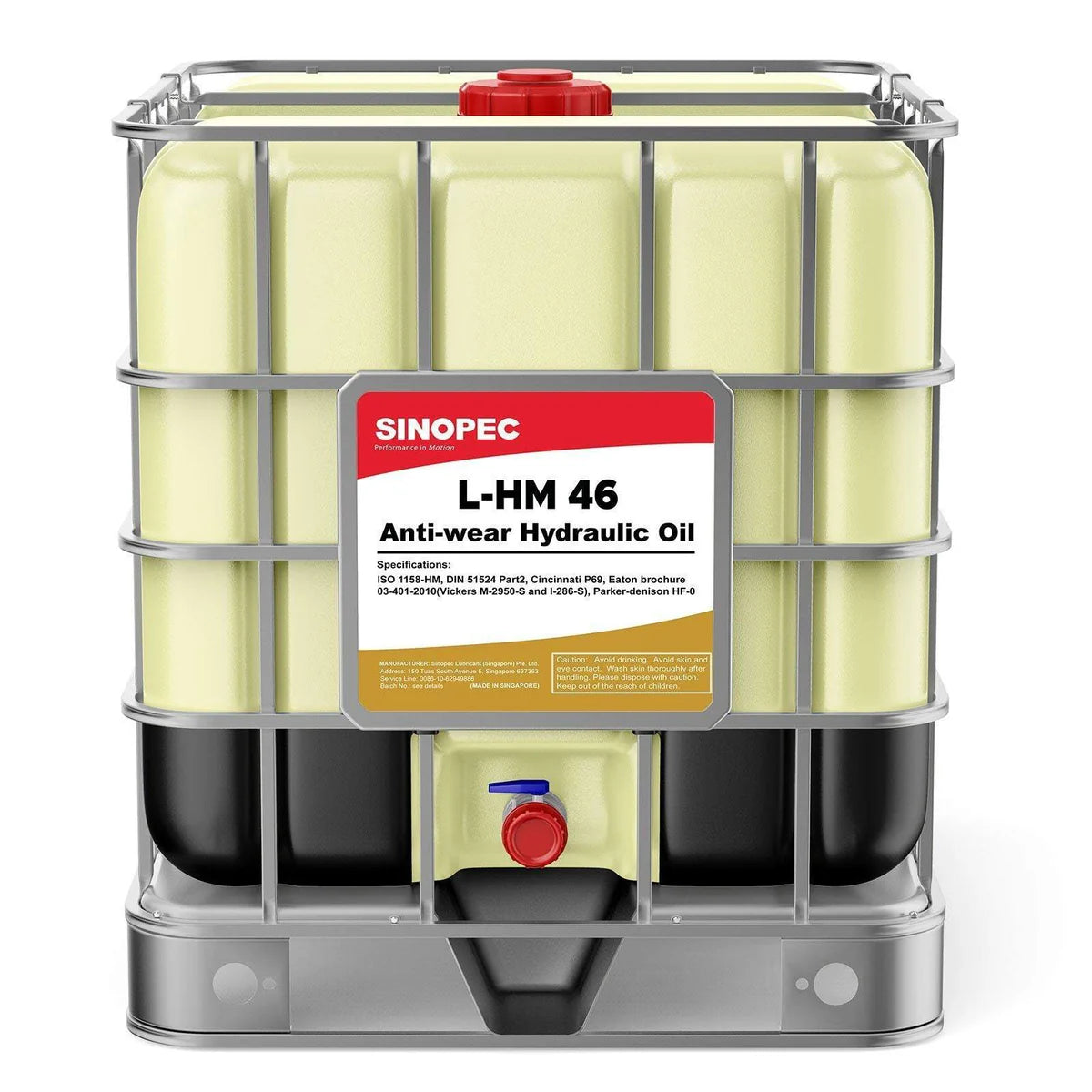 L-HM Anti-Wear Hydraulic Oil ISO 46 - 275 Gallon Tote