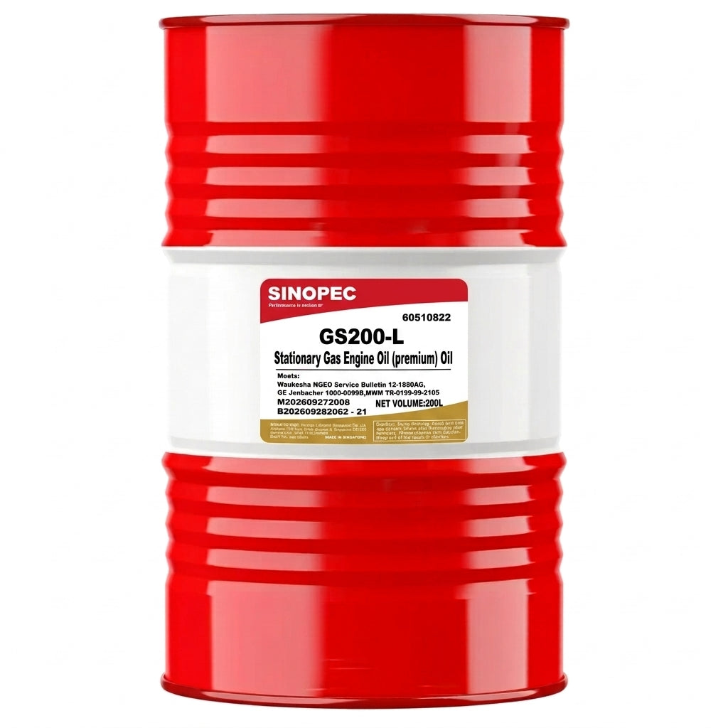 GS200-L Stationary Gas Engine Oil (premium) SAE 40 - 200L Drum