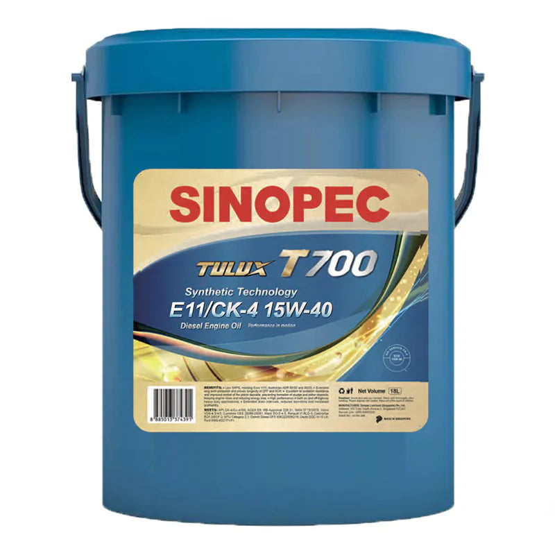 TULUX T700 E11/CK-4 15W-40 Diesel Engine Oil - 5 Gallon Pail