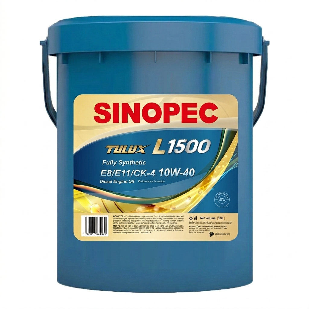 TULUX L1500 E8/E11/CK-4 10W-40 Diesel Engine Oil - 5 Gallon Pail