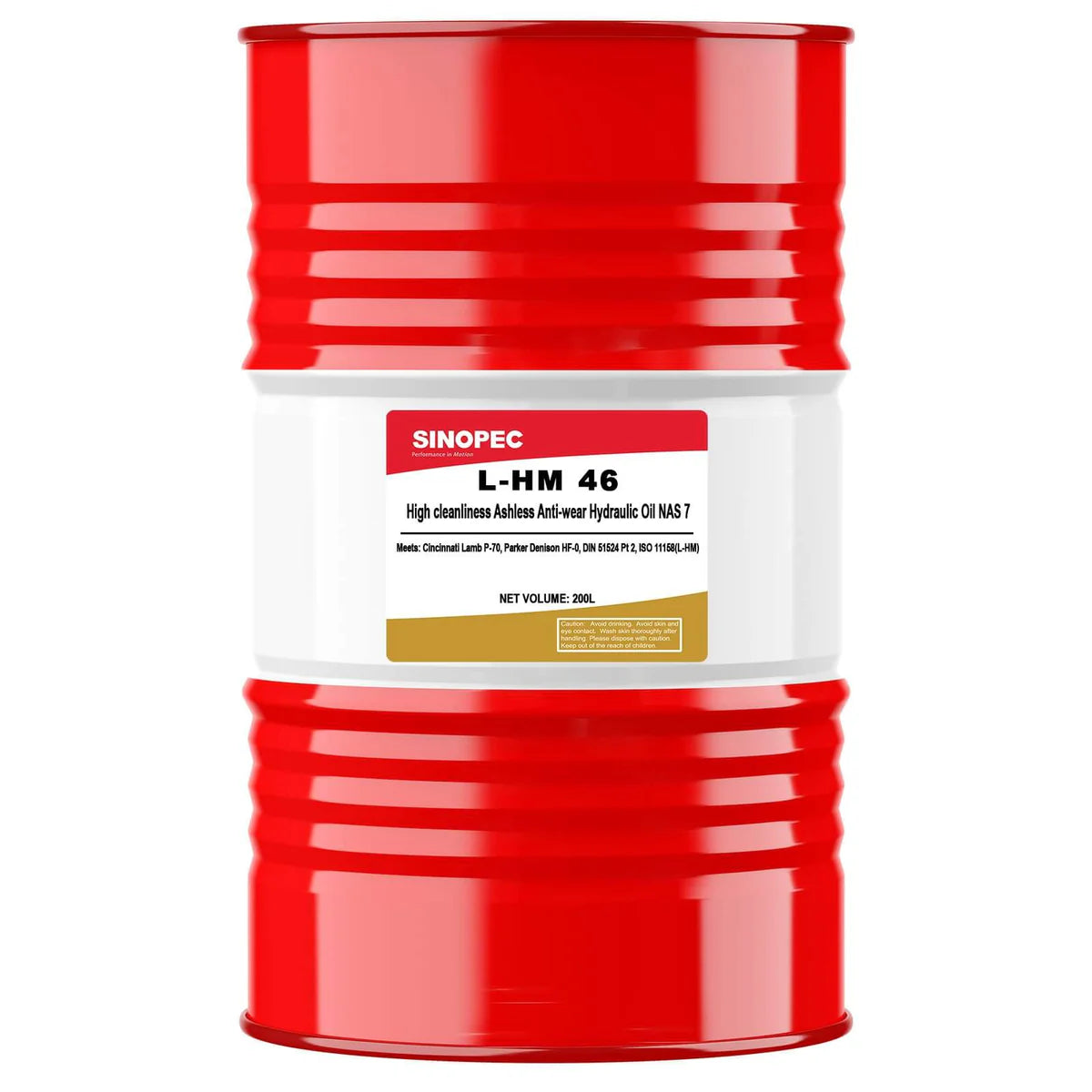 High Pressure Ashless Antiwear Hydraulic Oil L-HM ISO 46 - 55 Gallon Drum