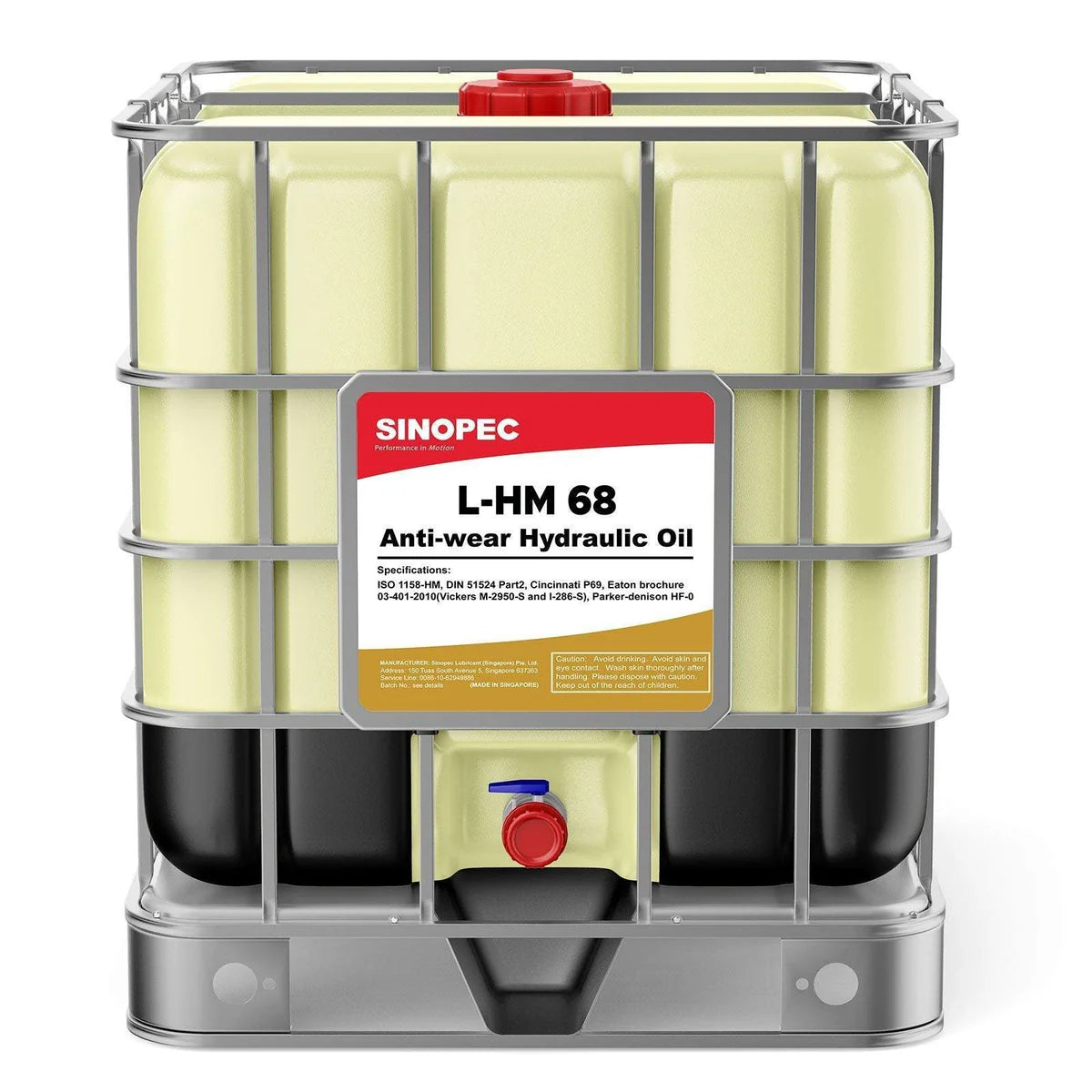 L-HM Anti-Wear Hydraulic Oil ISO 68 - 275 Gallon Tote