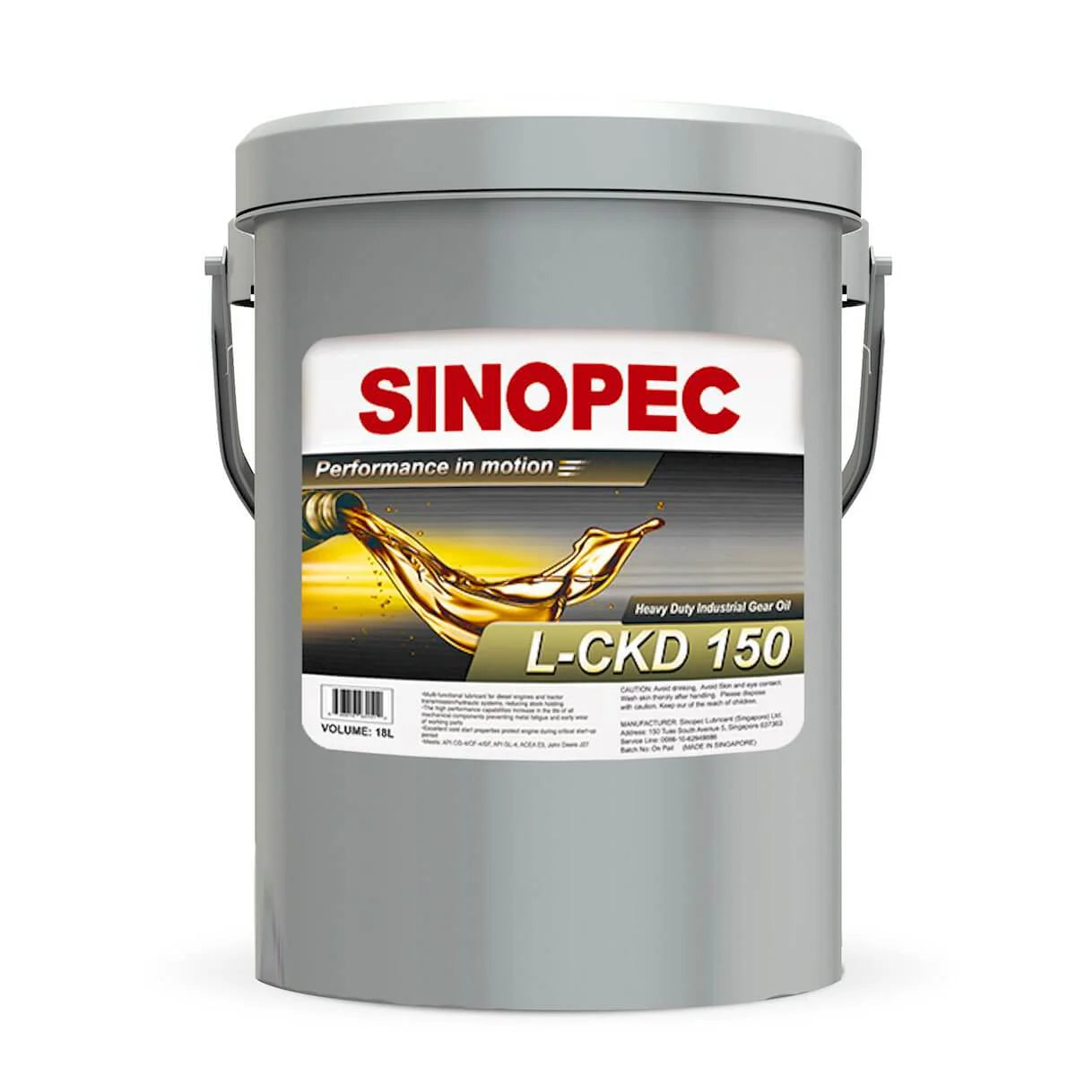 L-CKD Heavy Duty Industrial Gear Oil ISO 150 - 5 Gallon Pail